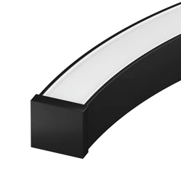 Фото #1 товара Профиль LINE-3535-BENT-SIDE-2000 ANOD BLACK (Arlight, Алюминий)
