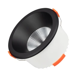 Фото #1 товара Светильник MS-ALORA-BUILT-R140-12W Day4000-MIX (BK, 60 deg, TRIAC) (Arlight, IP54 Пластик, 3 года)