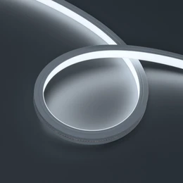 Фото #1 товара Светодиодная лента герметичная MOONLIGHT-TOP-X320-13x12mm 24V White6500 (5 W/m, IP67, sauna, 5m, wire x1) (Arlight, Вывод вниз, 3 года)