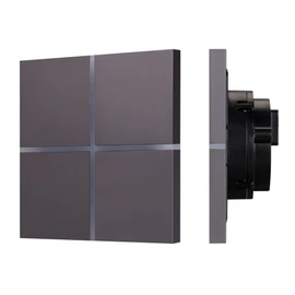 Фото #1 товара INTELLIGENT ARLIGHT Сенсорная панель KNX-304-13-IN Grey (BUS, Frameless) (IARL, IP20 Металл, 2 года)