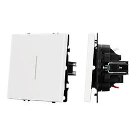 Фото #1 товара Механизм звонкового выключателя LED SWT-NOBE-MKR1-SFPL-L-WH (230V, 10A) (Arlight, Белый кварц)