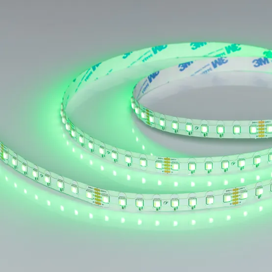 Фото #4 товара Светодиодная лента герметичная RZ-NANO-H96-12mm 24V RGBW-White (12 W/m, IP54, 5m) (Arlight, CRI>90)