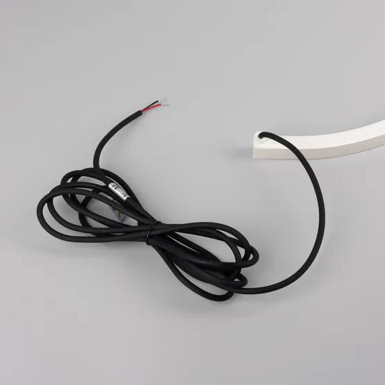 Фото #2 товара Светодиодная лента герметичная NOVA-TOP-PU-A120-16x15mm 24V Warm3000 (10 W/m, IP68, 5m, wire x2) (Arlight, Полиуретан)
