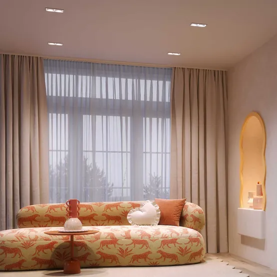 Фото #3 товара Светильник MS-FLOW-BUILT-R85-12W Warm3000 (WH, 15 deg, 230V) (Arlight, IP20 Металл, 5 лет)