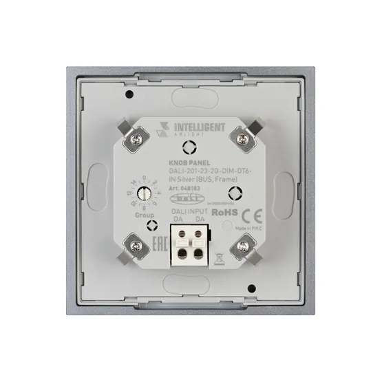Фото #4 товара INTELLIGENT ARLIGHT Кнопочная панель DALI-201-23-2G-DIM-DT6-IN Silver (BUS, Frame) (IARL, IP20 Металл, 3 года)