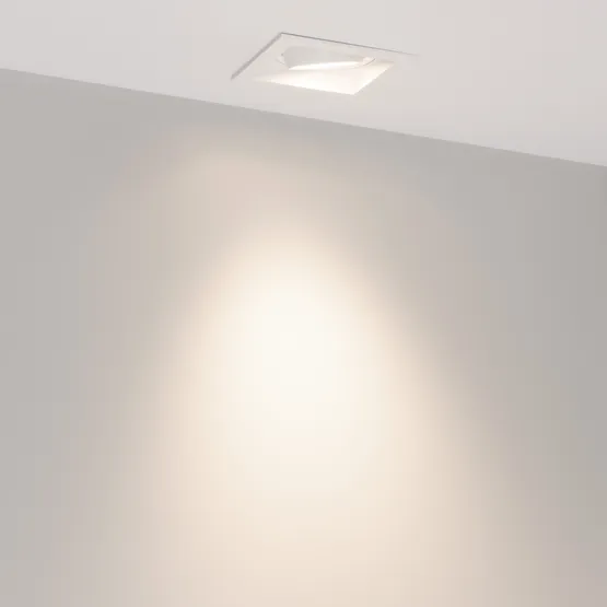 Фото #4 товара Светильник MS-VORTEX-BUILT-S90x90-12W Day4000 (WH-WH, 40 deg, 230V) (Arlight, IP20 Металл, 5 лет)