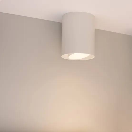 Фото #3 товара Светильник SP-FOCUS-R132-24W Warm3000 (WH, 36 deg, 230V) (Arlight, IP54 Металл, 5 лет)