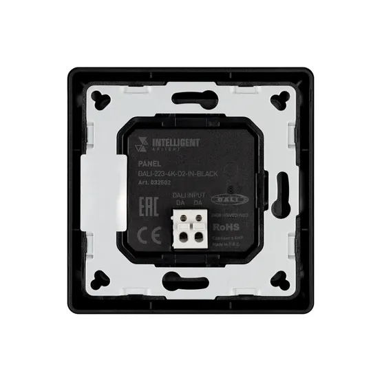 Фото #4 товара INTELLIGENT ARLIGHT Панель DALI-223-4K-D2-IN-BLACK (BUS, Free purpose) (IARL, -)