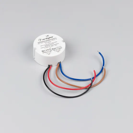 Фото #2 товара Блок питания ARJ-SP-40600-PFC-TRIAC-R (24W, 27-40V, 600mA) (Arlight, IP44 Пластик, 5 лет)