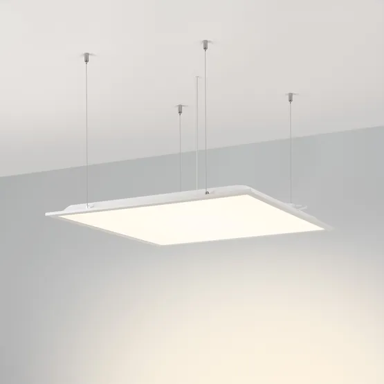 Фото #7 товара Светильник DL-TITAN-COMFORT-S600x600-34W Warm3000 (WH, 120 deg, CRI90, 230V) (Arlight, IP40 Металл, 5 лет)