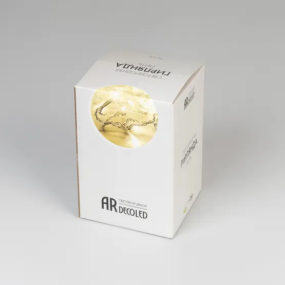 Фото #6 товара Светодиодная гирлянда ARD-STRING-HOME-5000-CLEAR-50LED-STD WARM (230V, 3.5W) (Ardecoled, IP20)