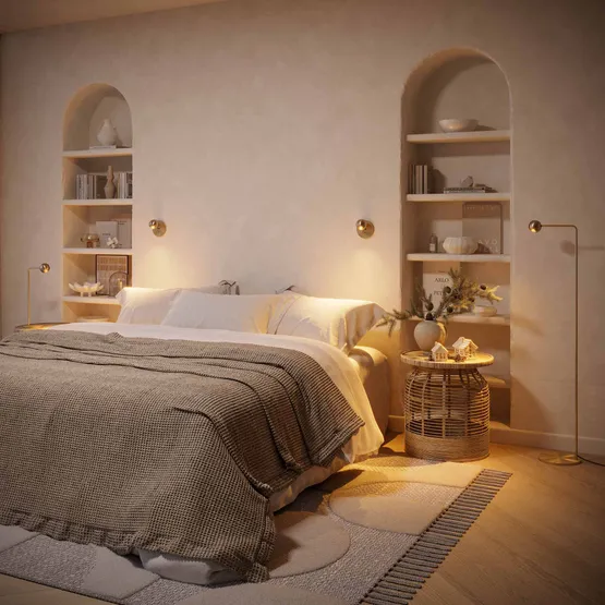 Фото #3 товара Светильник SP-OTTORI-WALL-CHARGE-6W Warm3000 (BR, 30 deg, 230V, USB-C) (Arlight, IP20 Металл, 3 года)