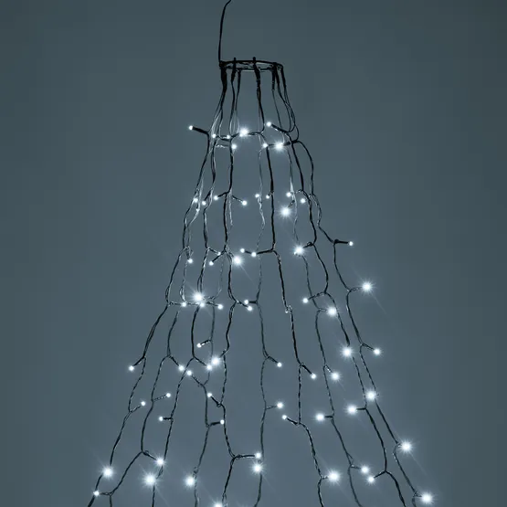 Фото #1 товара Светодиодная гирлянда Лучи Смарт ARD-GALA-CLASSIC-3000-BLACK-300LED White (230V, 4.7W, Tuya Wi-Fi) (Ardecoled, IP65)