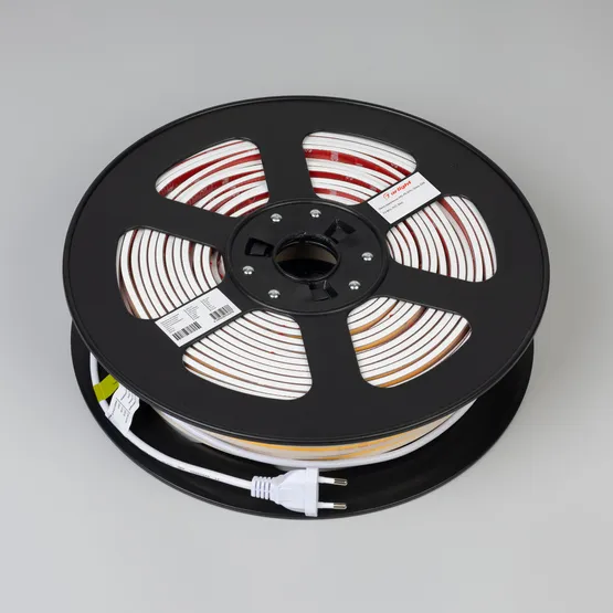 Фото #3 товара Светодиодная лента герметичная ARL-PS-X296-10mm 230V Warm2700 (12 W/m, IP67, 50m) (Arlight, -)