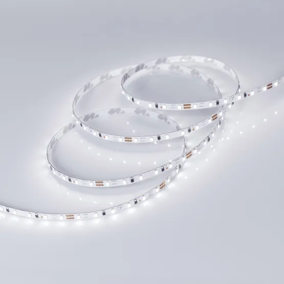 Фото #3 товара Светодиодная лента MICROLED-5000L 24V White5500 4mm (2216, 120 LED/m, LUX) (Arlight, 5.4 Вт/м, IP20)