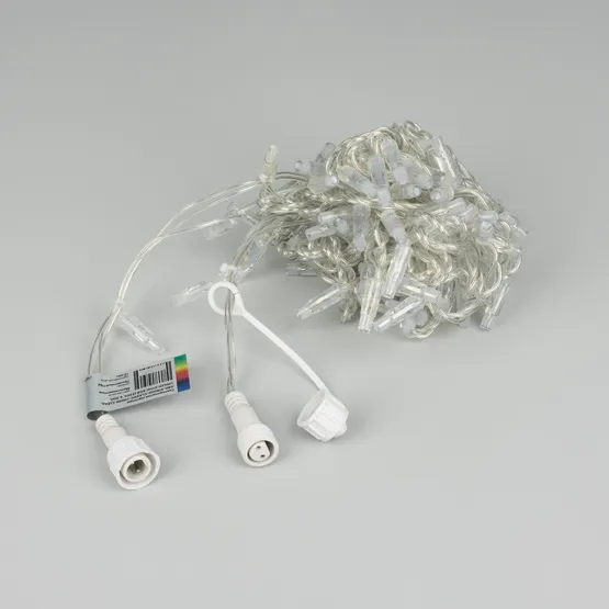 Фото #2 товара Светодиодная гирлянда ARD-STRING-CLASSIC-10000-CLEAR-95LED-LIVE RGBW-DMX (24V, 10W) (Ardecoled, IP65)