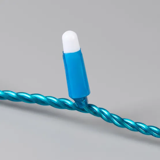 Фото #4 товара Светодиодная гирлянда ARD-STRING-CLASSIC-10000-BLUE-100LED-MILK-FLASH Blue (230V, 7W) (Ardecoled, IP65)