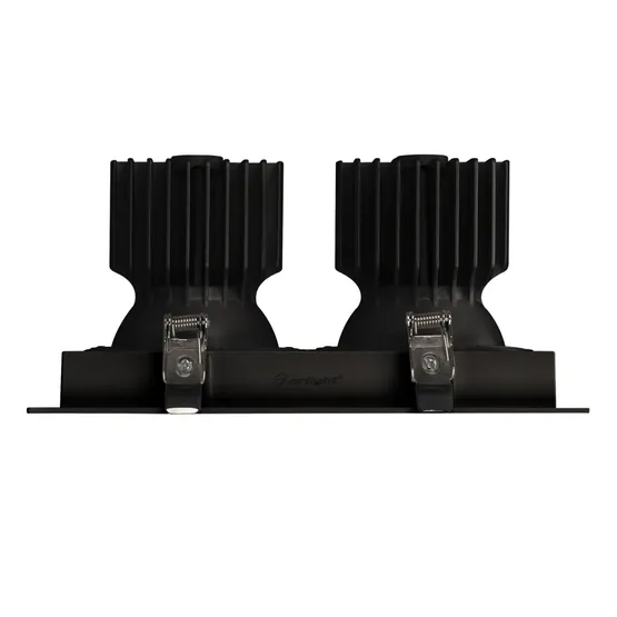 Фото #4 товара Светильник MS-VORTEX-BUILT-S250x140-2x30W Day4000 (BK-BK, 30 deg, 230V) (Arlight, IP20 Металл, 5 лет)