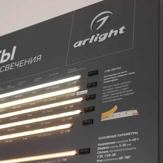 Фото #5 товара Стенд Ленты ARL-COB-01-830х600mm (230V) (Arlight, -)