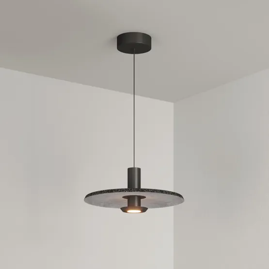 Фото #2 товара Светильник SP-KOTARO-R350-12W Warm3000 (BK-GR, 36 deg, 230V, TRIAC) (Arlight, IP20)