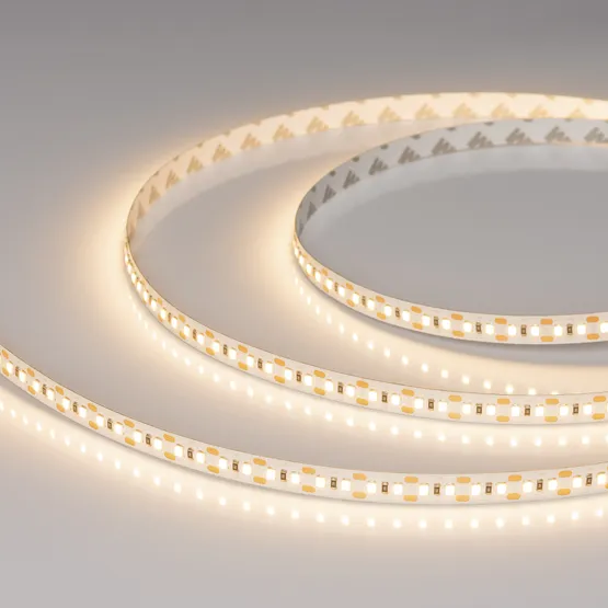 Фото #1 товара Светодиодная лента UL-A140-10mm 48V Warm3500-CX2 (8 W/m, IP20, 30m) (Arlight, резка 2 светодиода)