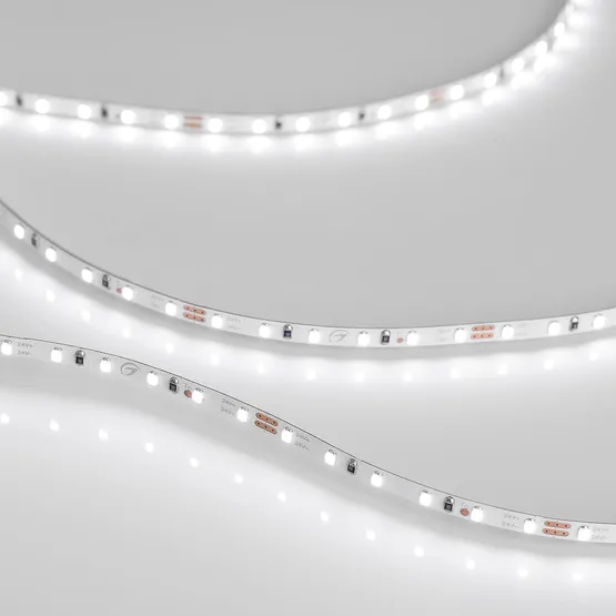 Фото #4 товара Светодиодная лента MICROLED-5000L 24V White5500 4mm (2216, 120 LED/m, LUX) (Arlight, 5.4 Вт/м, IP20)