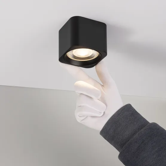 Фото #2 товара Светильник SP-DICE-S78x78-10W Day4000 (BK, 24 deg, 230V) (Arlight, IP54 Металл, 5 лет)