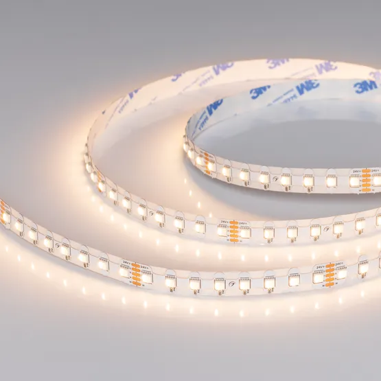 Фото #6 товара Светодиодная лента RZ-H96-12mm 24V RGBW-Warm (12 W/m, IP20, 5m) (Arlight, CRI>90)