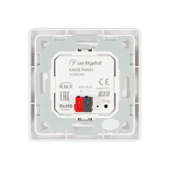 Фото #4 товара Панель Knob SR-KN9550K4-UP White (KNX, DIM) (Arlight, IP20 Пластик, 3 года)