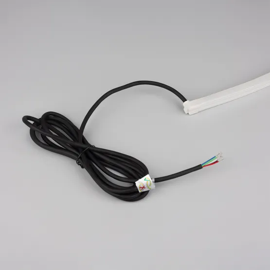 Фото #5 товара Светодиодная лента герметичная NOVA-SIDE-PU-B84-12x20mm 24V RGB-Warm (15 W/m, IP68, 5m, wire x2) (Arlight, Полиуретан)