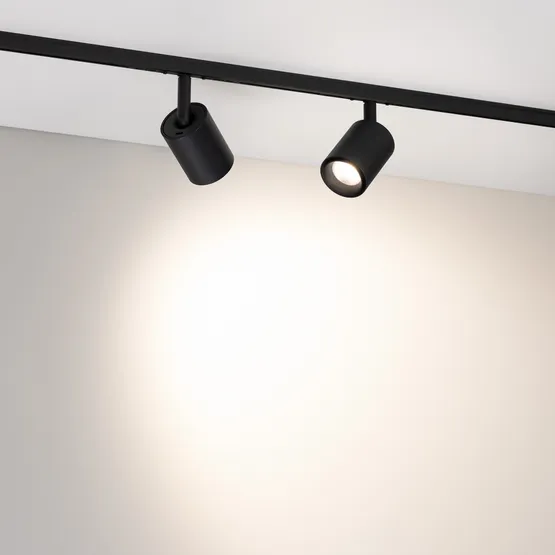 Фото #2 товара Светильник MAG-MICROCOSM-SPOT-ZOOM-R47-9W Day4000 (BK, 15-55 deg, 24V) (Arlight, IP20 Металл, 5 лет)