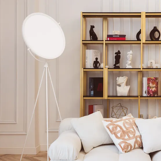 Фото #4 товара Светильник SP-LUNAR-FLOOR-D660-35W Dim-to-Warm (WH, 120 deg, 230V) (Arlight, IP20 Металл, 5 лет)