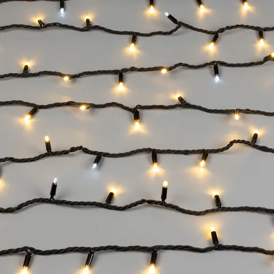 Фото #4 товара Светодиодная гирлянда ARD-STRING-PRO-10000-BLACK-100LED-FLASH WARM (230V, 7W) (Ardecoled, IP65)