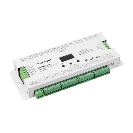 Фото #5 товара Контроллер лестничный SMART-STEP-32-2S-SUF (5-24V, 32x1A, SPI) (Arlight, IP20 Пластик, 5 лет)