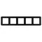 Минифото #3 товара Рамка пластиковая FRM-VERSA-PL-5-BK (Arlight, -)